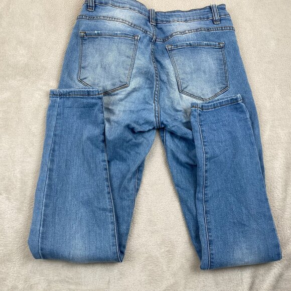 Kancan Women's Jeans Size 7/27 Blue Denim High-Waisted Skinny - Picture 9 of 9